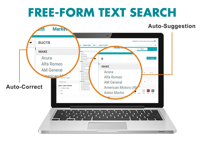 ADESA free-form text search